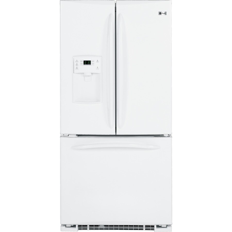 Ge Profile 22 Cu Ft French Door Refrigerator White Energy Star