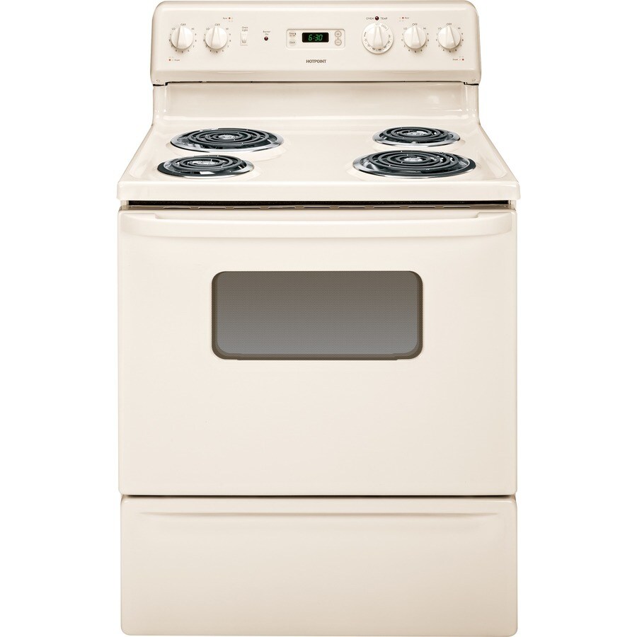 Hotpoint 30in Electric Range (Bisque) at