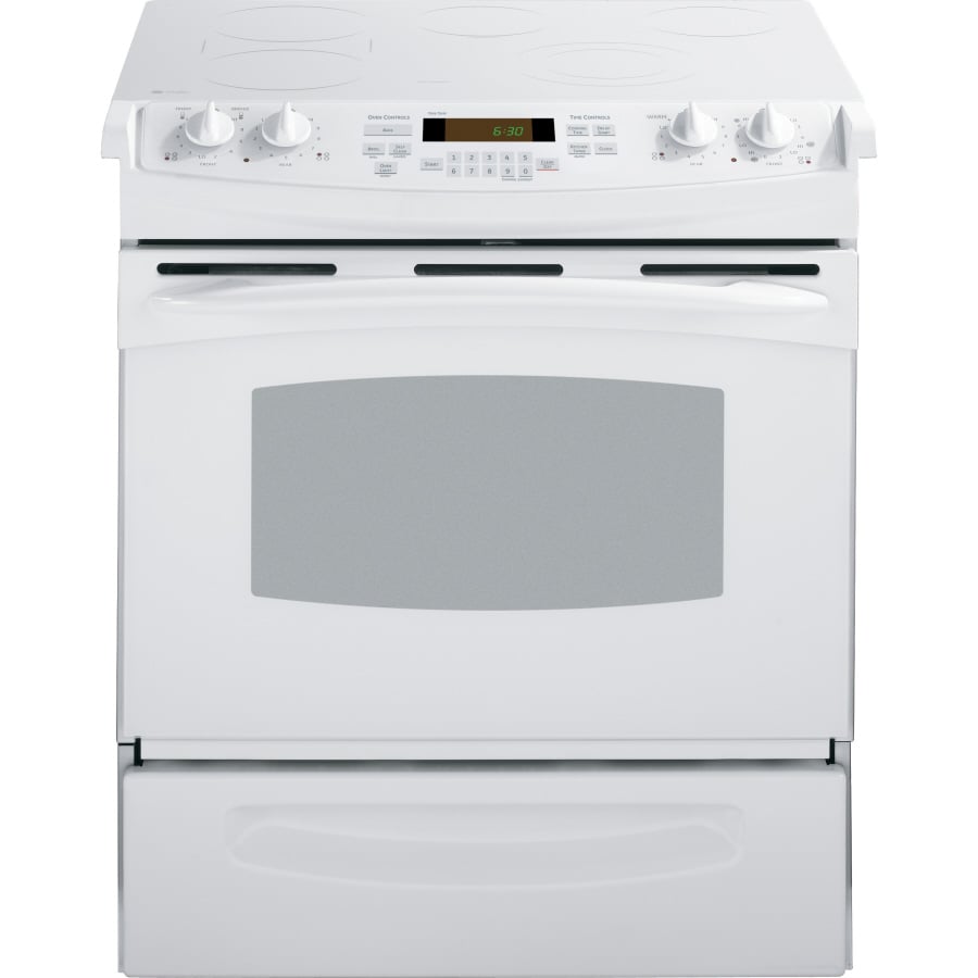 GE Profile 30in Smooth Surface 5Element 4.4 cu ft SelfCleaning Slide