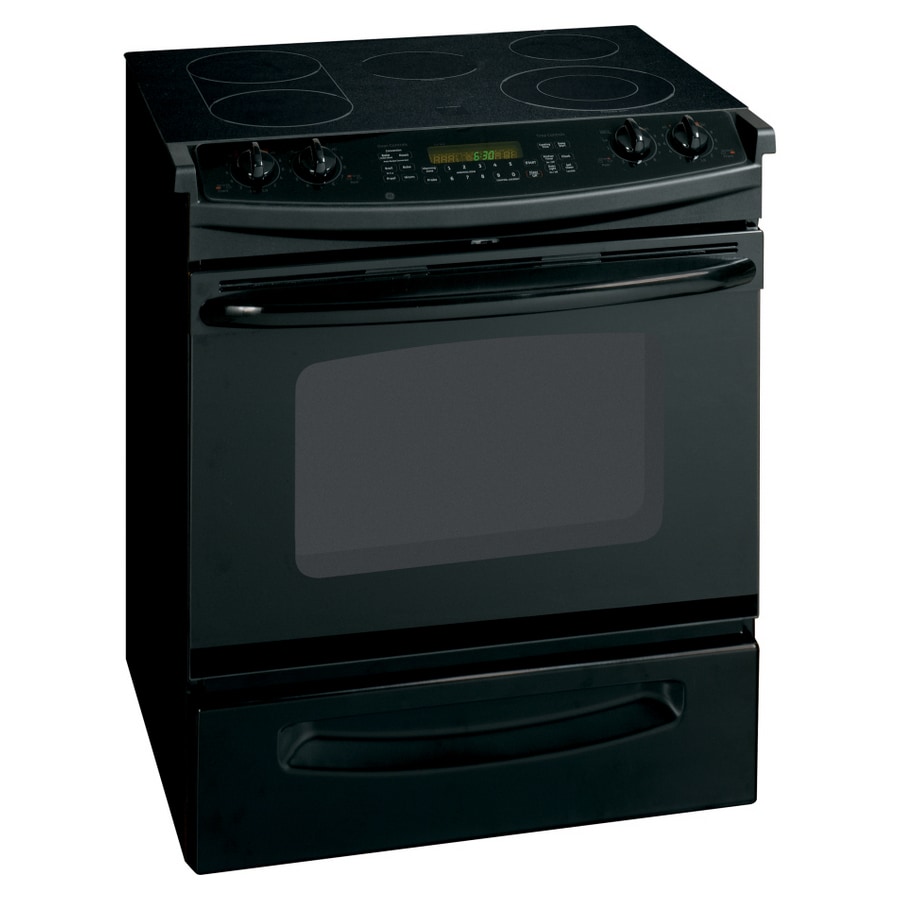 GE 30in Smooth Surface 5Element 4.1 cu ft SelfCleaning SlideIn