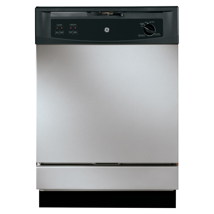 GE 24-Inch Built-In Dishwasher (Color: Stainless Steel) ENERGY STAR at Lowes Ge Dishwasher Stainless Steel