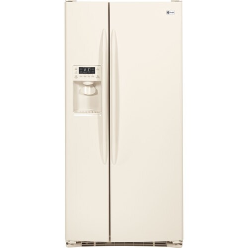 GE Profile 23.1 cu ft SidebySide Refrigerator (Bisque) at
