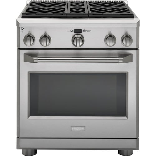 Monogram 4 Burners 5.7-cu ft Self-Cleaning Convection Freestanding Gas ...