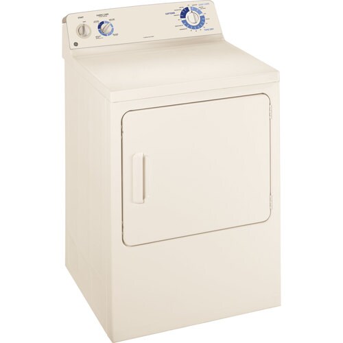 GE 6 Cu. Ft. Electric Dryer (Bisque) in the Electric Dryers department