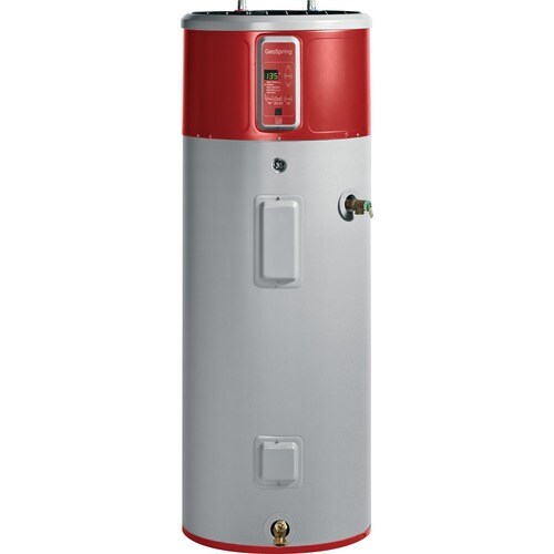 GE GeoSpring 50-Gallon 4500-Watt Double Element Electric Water Heater ...