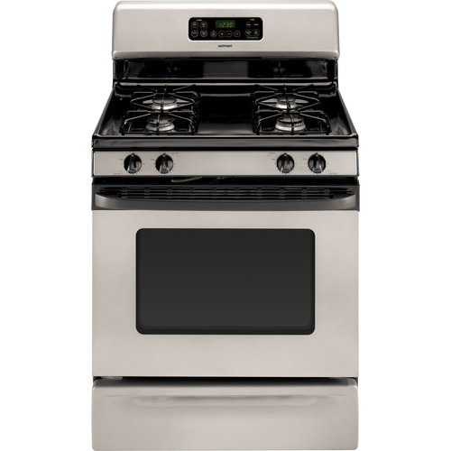 Hotpoint 30in Freestanding 4.8cu ft SelfCleaning Gas Range (Silver