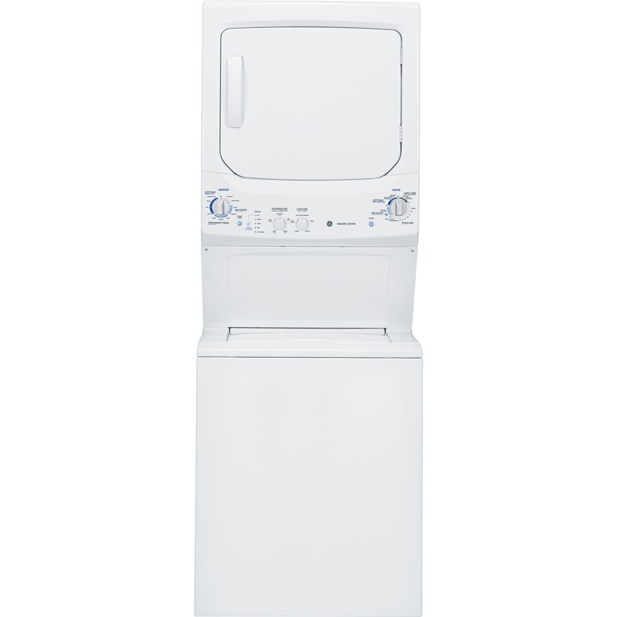 Ge stacked washer dryer wash and spin store light blinking