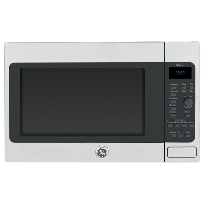 GE Cafe 1.5-cu ft 1000-Watt Countertop Convection Microwave (Stainless