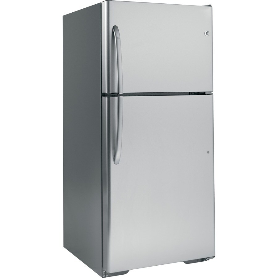GE GTH20SBBSS Top-Freezer-Refrigerators - View #3