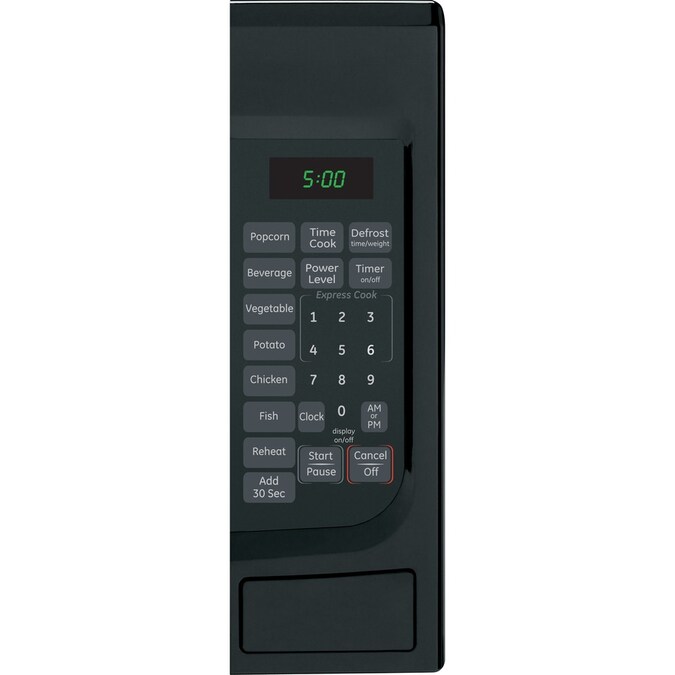 GE 1.4-cu ft 1100-Watt Countertop Microwave (Black) in the Countertop