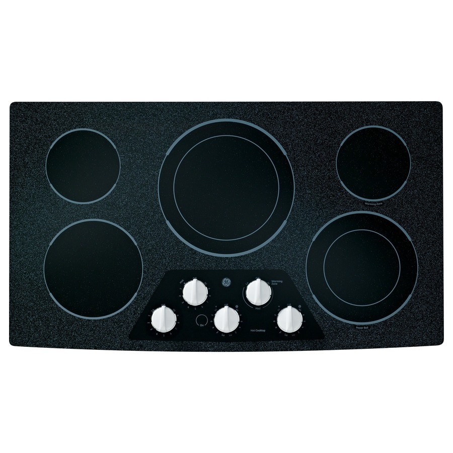 GE 36in Smooth Surface Electric Cooktop at