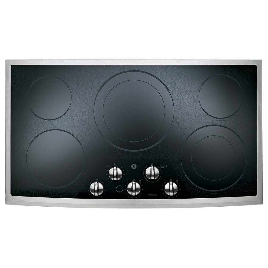GE JP656SDSS 36-in Smooth Surface Electric Cooktop
