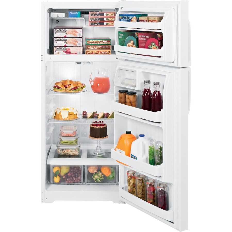 GE GTS18CBEWW Top-Freezer-Refrigerators - View #2