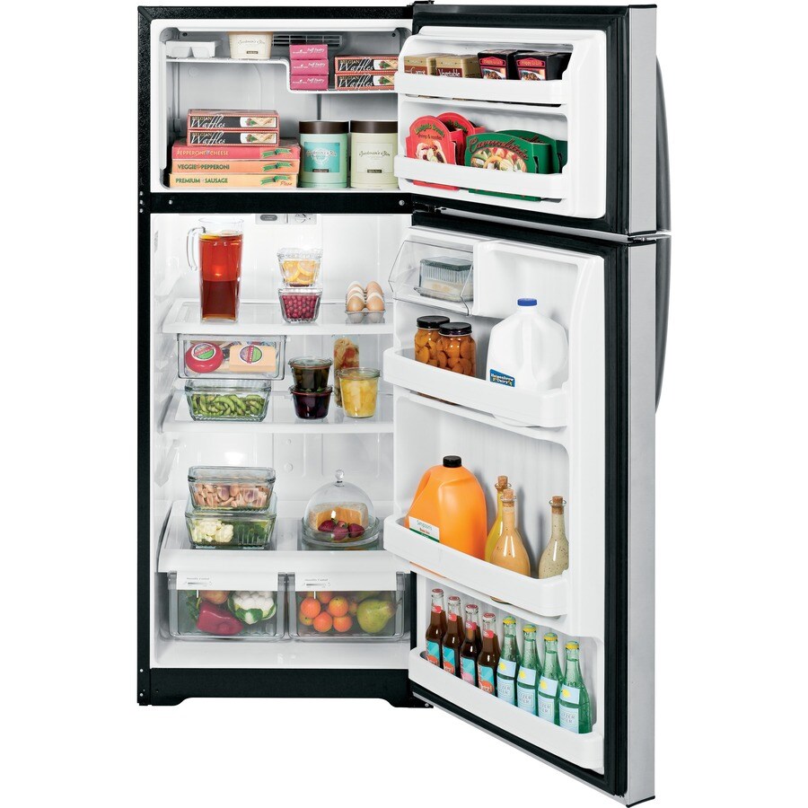 GE GTZ18GBESS Top-Freezer-Refrigerators - View #2