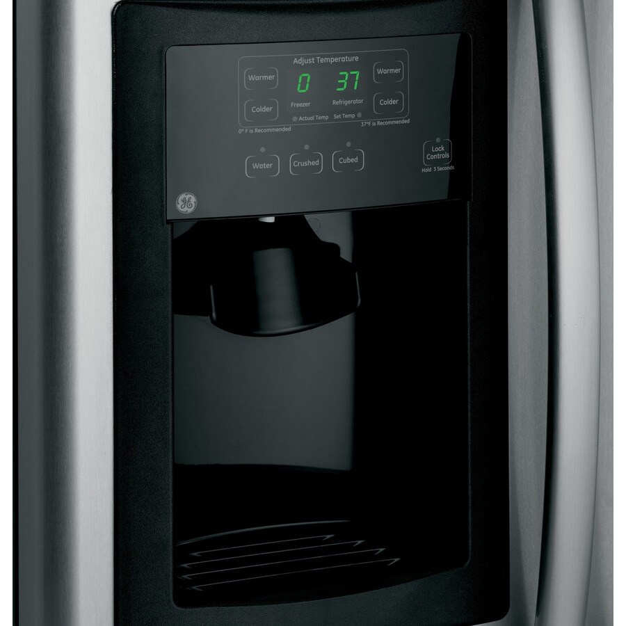 GE 20cu ft SidebySide Refrigerator with Ice Maker (Stainless Steel
