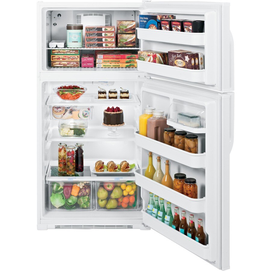 GE GTH21GBEWW Top-Freezer-Refrigerators - View #2