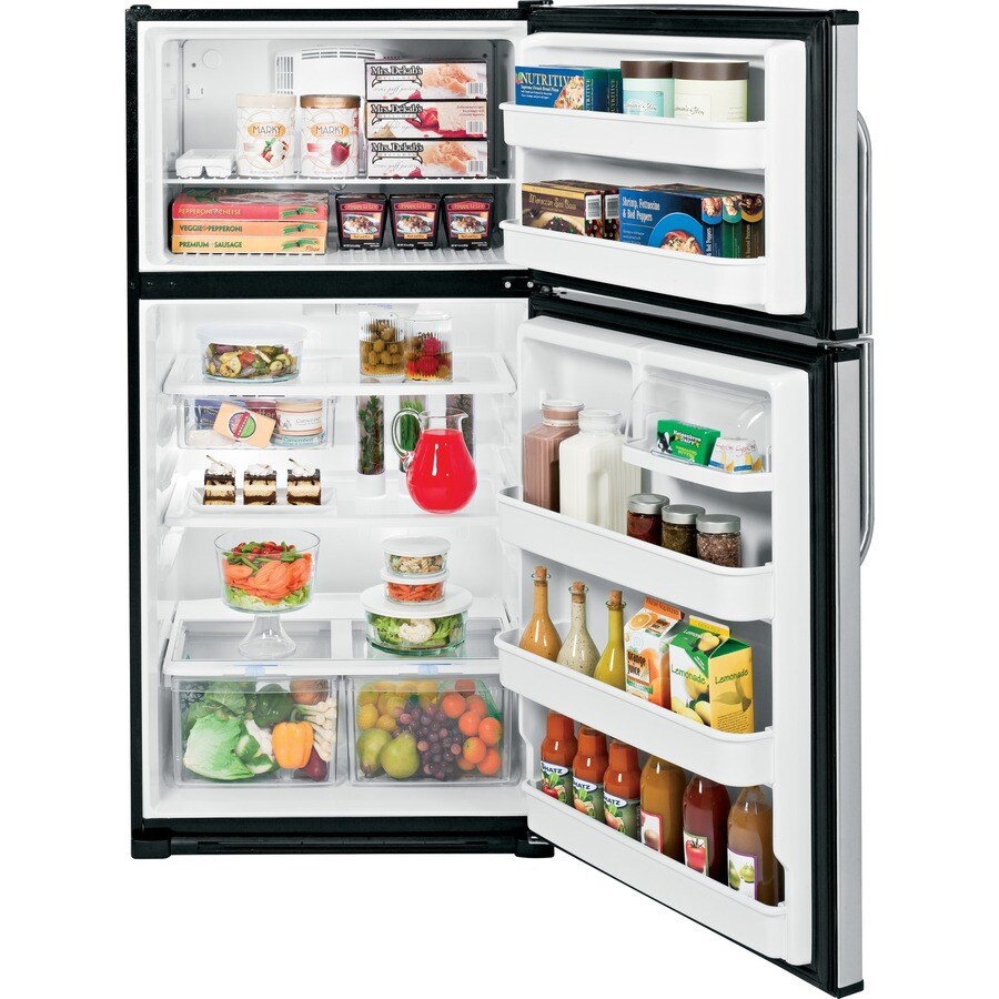 GE GTZ21GBESS Top-Freezer-Refrigerators - View #2