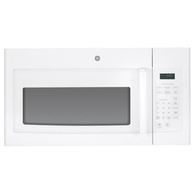 Ge Microwaves At Lowes Ge 1 6 Cu Ft Over The Range Microwave White Common