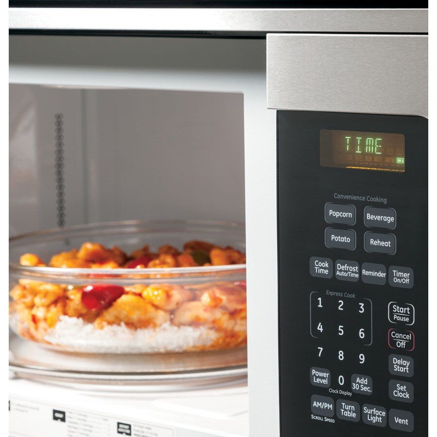 GE 1.5-cu ft 950-Watt Over-the-Range Microwave (Stainless Steel