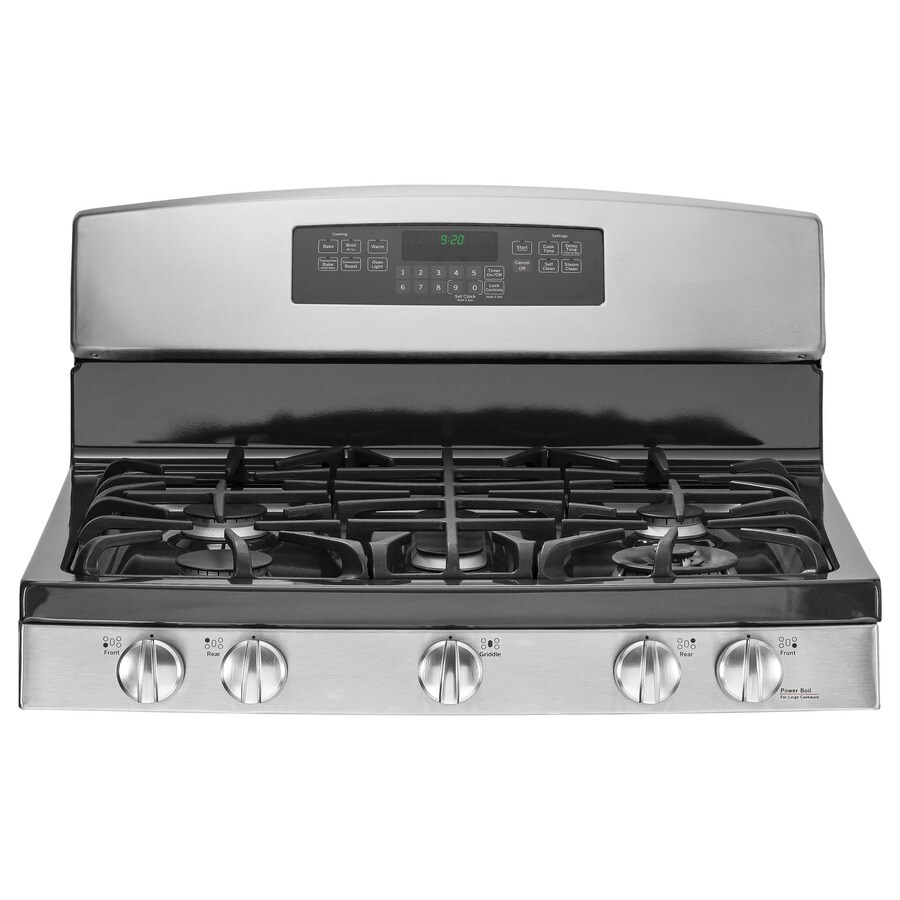 GE Profile 30-in ft Stainless steel in the Single Oven