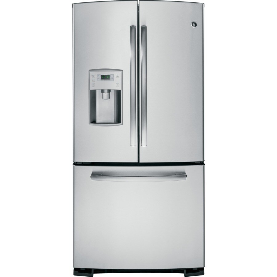 GE PFE22KSESS Profile 22.1-cu ft Bottom-Freezer Refrigerator with Ice Maker (Stainless Steel)