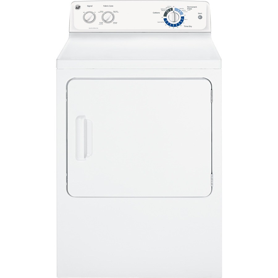 GE GTDP220EFWW Electric Dryer (White)