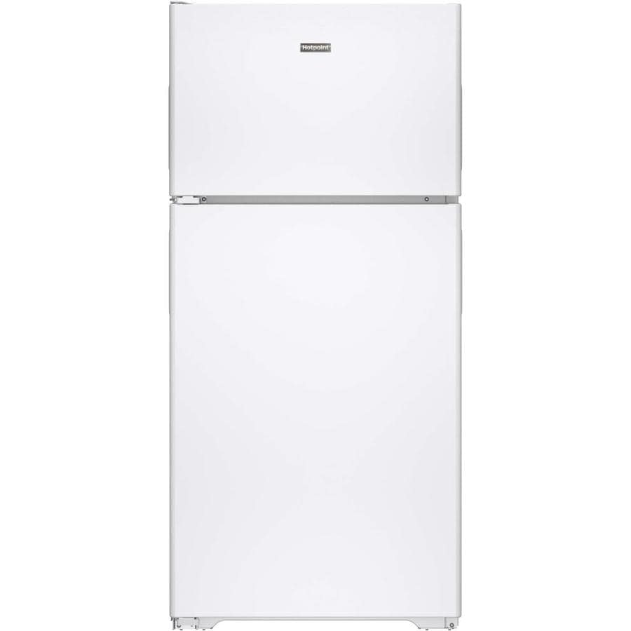 Hotpoint 14.6-cu ft Top-Freezer Refrigerator (White) at Lowes.com