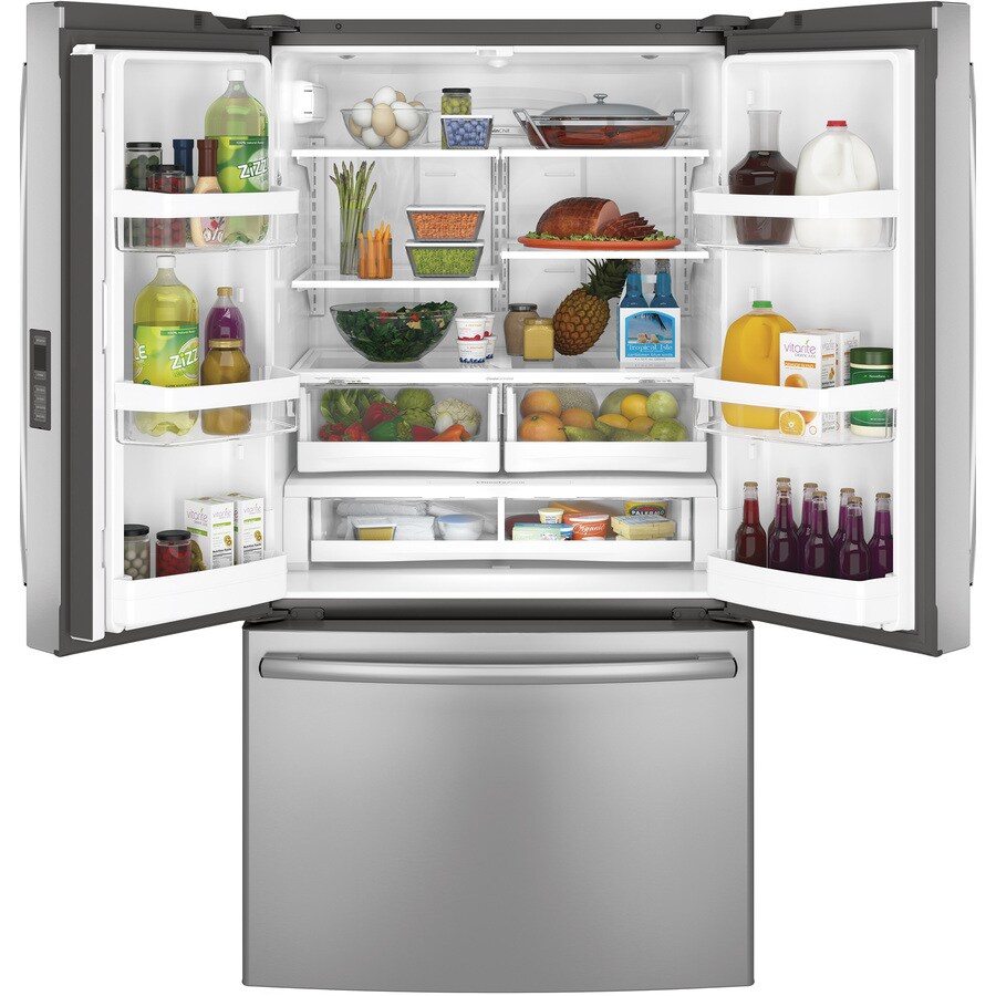 GE GNE29GSHSS French-Door-Refrigerators - View #5