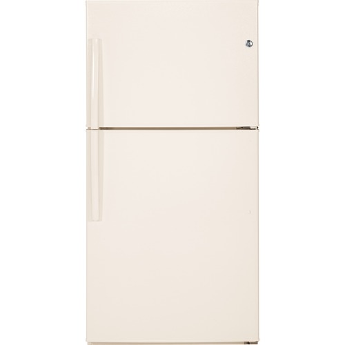 GE 21.2-cu ft Top-Freezer Refrigerator (Bisque) ENERGY STAR at Lowes.com