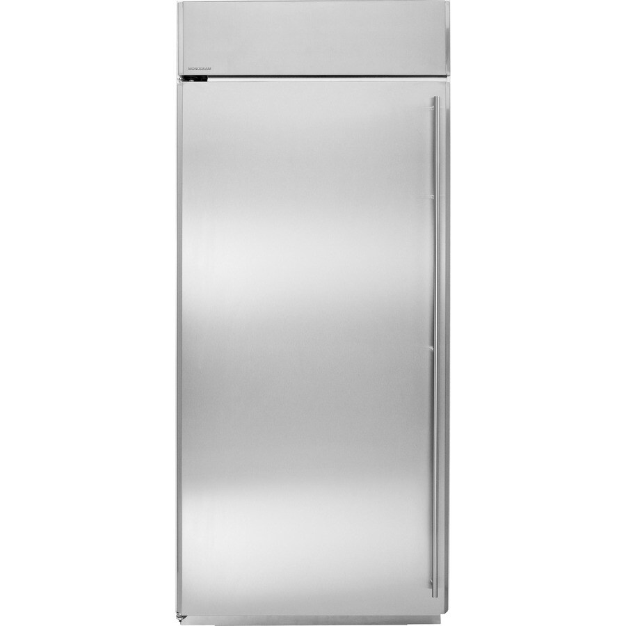 Shop Monogram 21.97cu ft Freezerless Refrigerator Stainless steel ENERGY STAR at Lowes.com