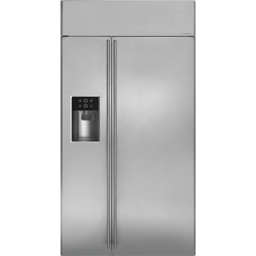 Monogram 2461 Cu Ft Built In Side By Side Refrigerator With Ice Maker