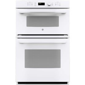 Microwave Wall Oven Combinations At Lowes Ge Self Cleaning With Steam Microwave Wall Oven Combo White Common