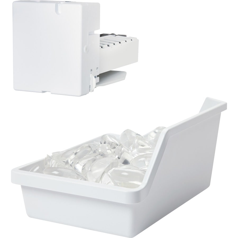 GE Topfreezer Refrigerator Ice Maker (White) at