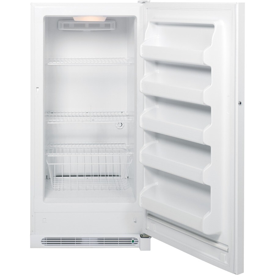 GE 13.8-cu ft Frost-Free Upright Freezer (White) at Lowes.com