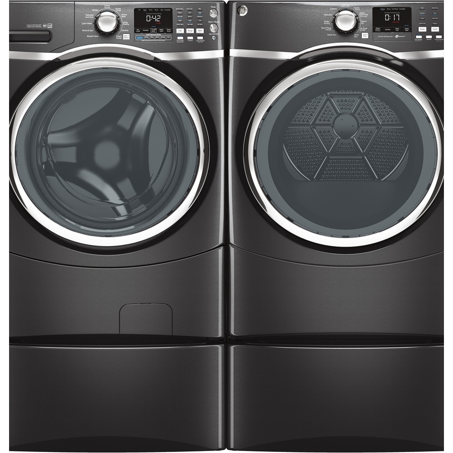 GE High Efficiency Stackable Steam Cycle Front-Load Washer (Diamond ...