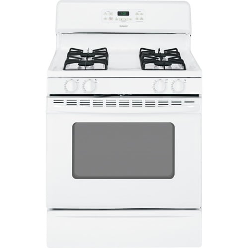 Hotpoint Freestanding 4.8-cu ft Self-Cleaning Gas Range (White) (Common ...