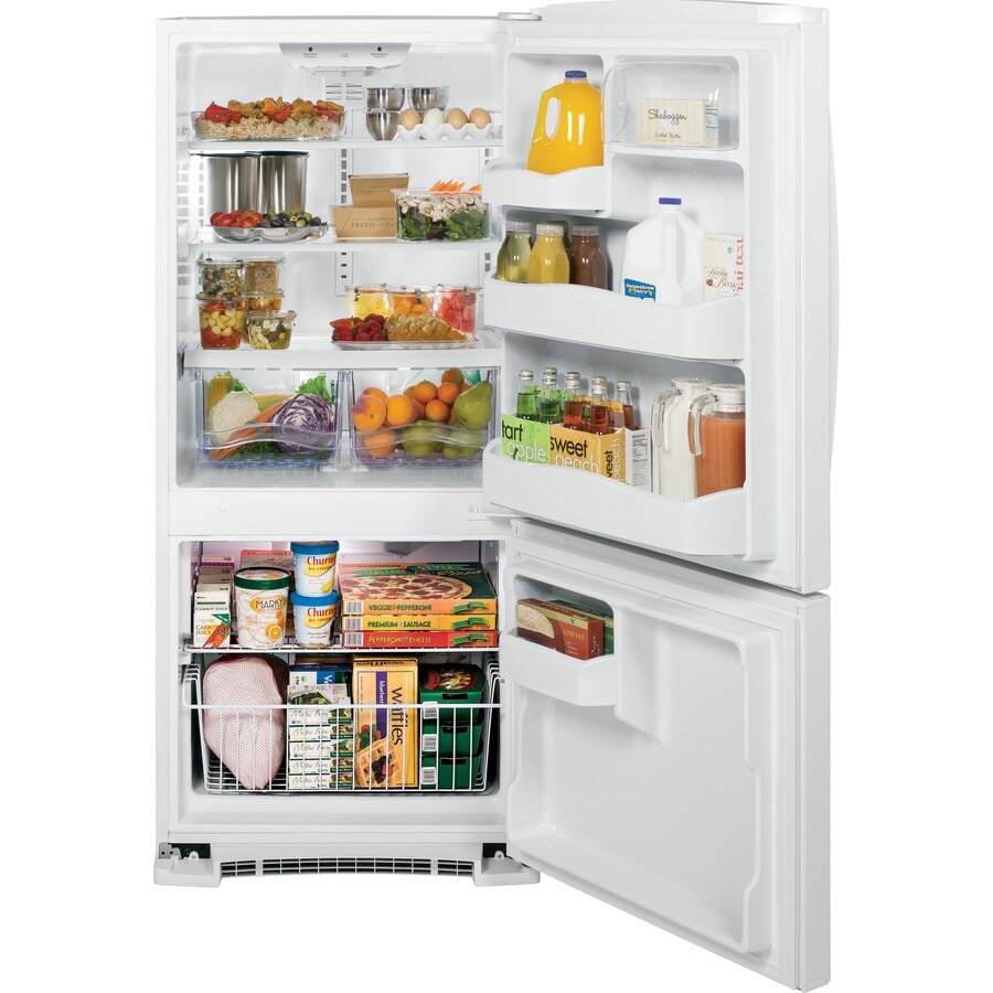 GE GBS20EGHWW Bottom-Freezer-Refrigerators - View #4