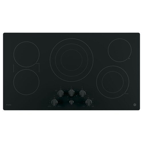 Ge Profile 36 Inch Element Smooth Surface Radiant Black Electric