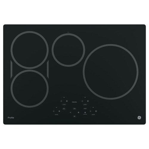 Ge Profile 30 In Black Induction Cooktop Common 30 Inch Actual