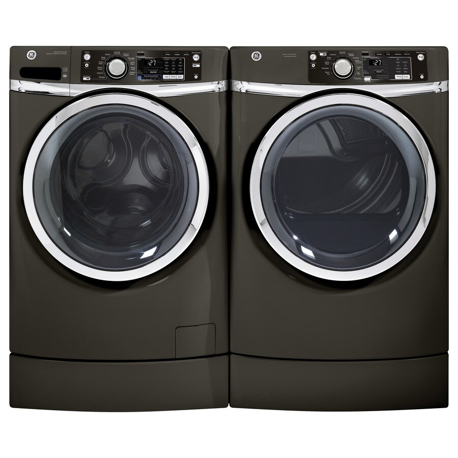 GE Steam Cycle Electric Dryer (Metallic Carbon) at Lowes.com