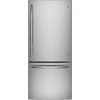 Shop GE 20.9-cu ft Bottom-Freezer Refrigerator with Ice Maker ...