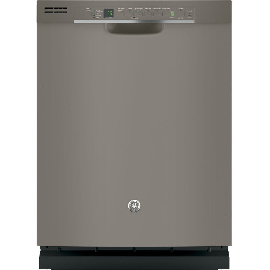 GE 24in FingerprintResistant Slate Dishwasher with Steam Cleaning