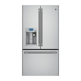 GE Cafe with Keurig K-CUP Brewing System 27.8-cu ft French Door Refrigerator with Ice Maker (Stainless Steel) ENERGY STAR