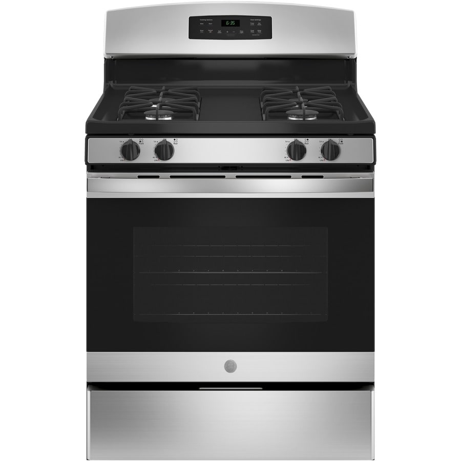 Ge 4 Burners 5 Cu Ft Self Cleaning Freestanding Gas Range