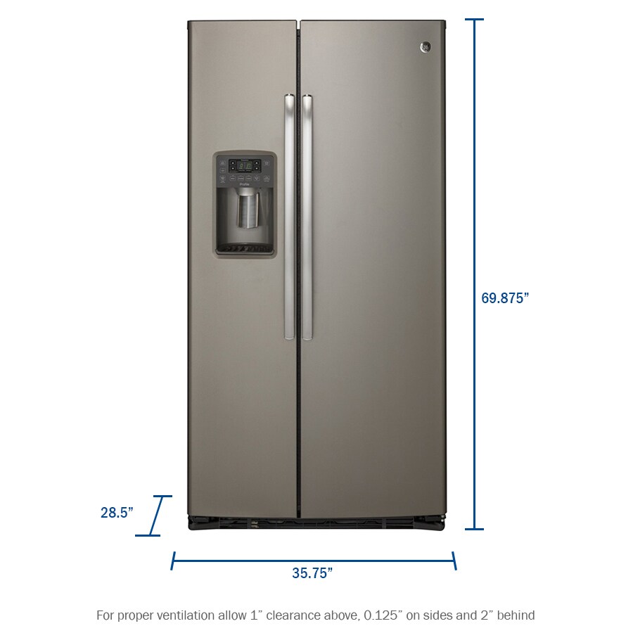 GE PZS22MMKES Side-By-Side - View #8