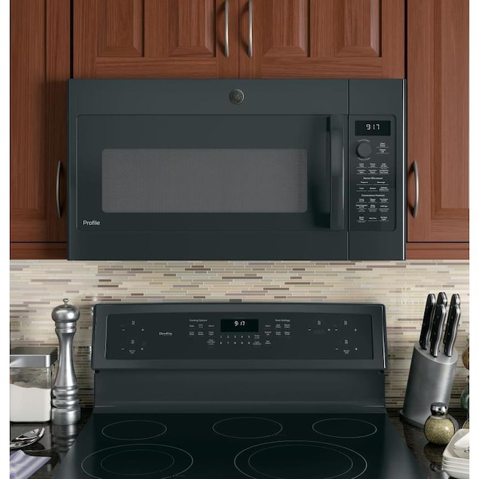 GE Profile 1.7-cu ft Over-the-Range Convection Microwave with Sensor