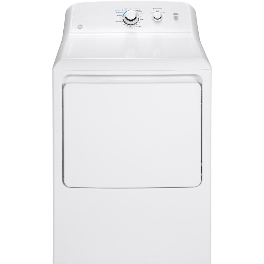 Ge 7 2 Cu Ft Electric Dryer White At Lowes Com