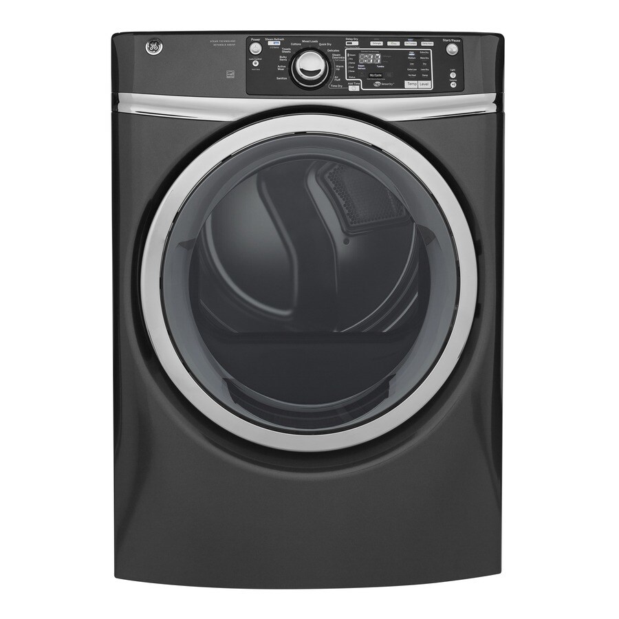 GE 8.3cu ft Stackable Electric Dryer (Diamond Gray) ENERGY STAR at