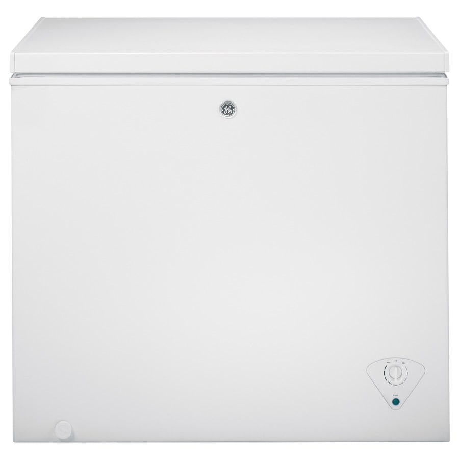 Ge Garage Ready 7 Cu Ft Manual Defrost Chest Freezer White In The