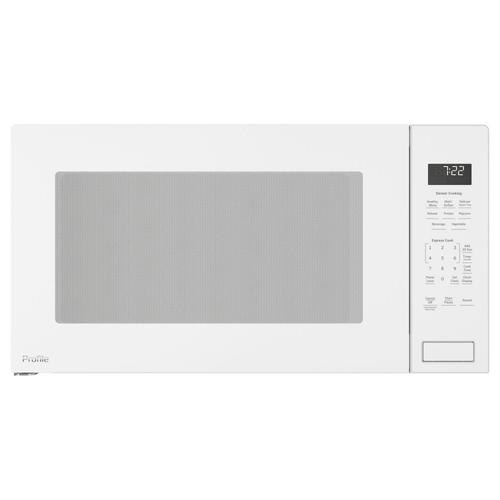 GE 2.2cu ft 1100Watt Countertop Microwave (White) in the Countertop